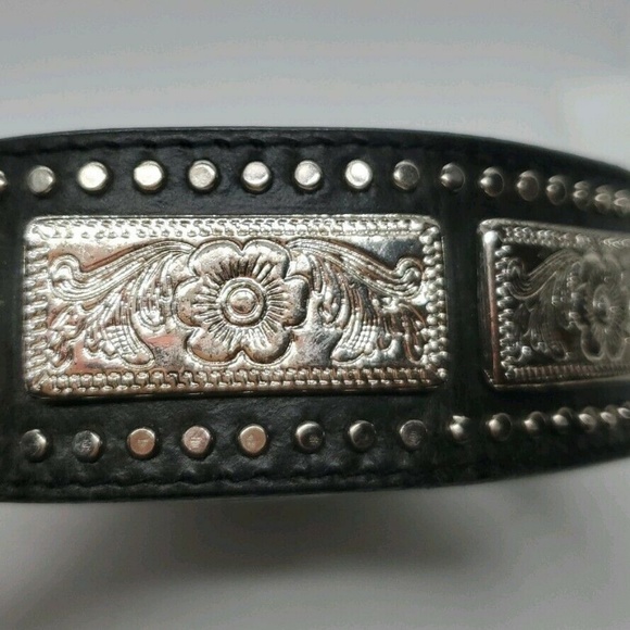 Nacona Belt Co. Black Leather Belt 36" Long GUC - Picture 2 of 4